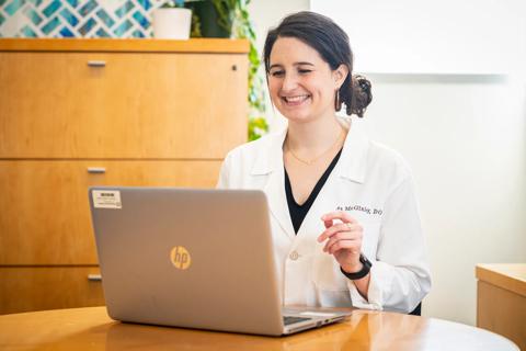 Dr. McGinley on virtual visit