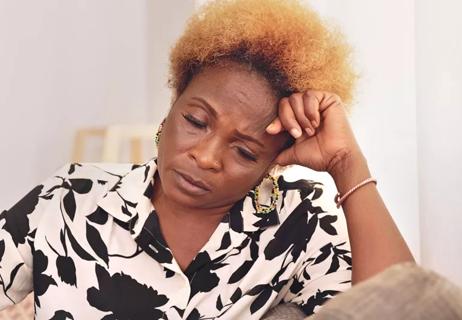 woman tired middle of day