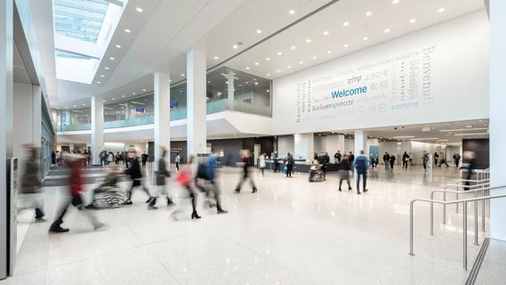 Cleveland Clinic's Main Campus lobby