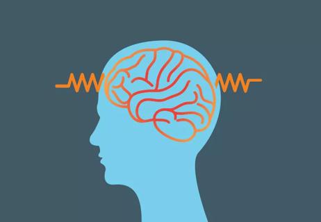 Brain wave illustration for epilepsy