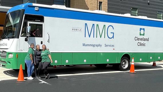 Mobile mammography van