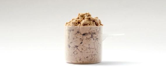 Scoop of protein powder