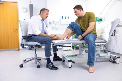 Foot examination