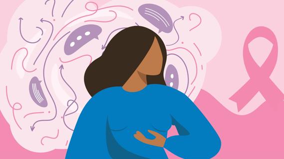 Woman wondering about breast cancer