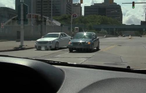 Cars on the road