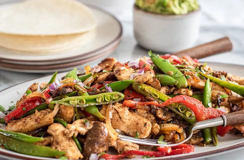 Healthy Chicken Fajitas