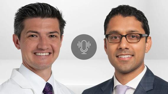 Headshots of Dr. Doyle and Dr. Kshettry