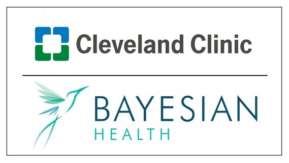 Logos of Cleveland Clinic and Bayesian Health