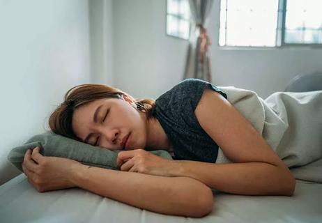 woman sleeping