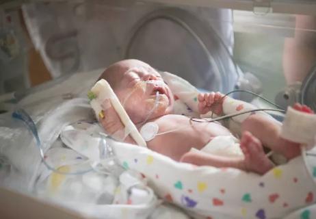 neonate in neonatal intensive care unit