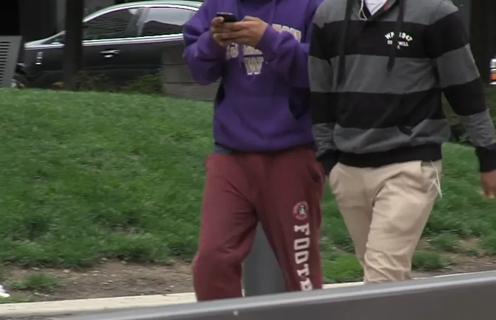 Men walking
