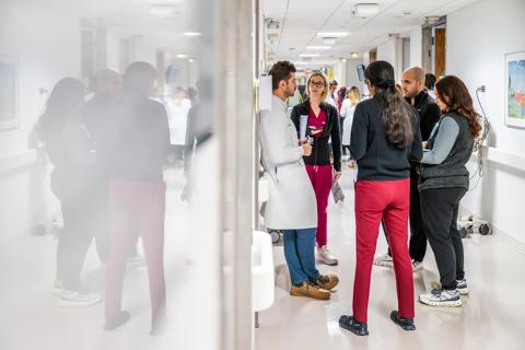 Caregiver huddle