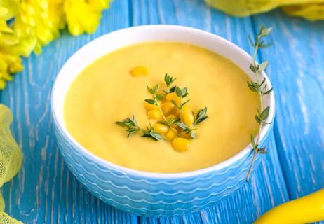 chilled sweet corn soup