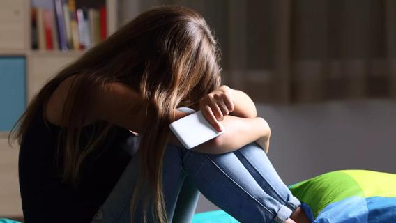 Depressed teen