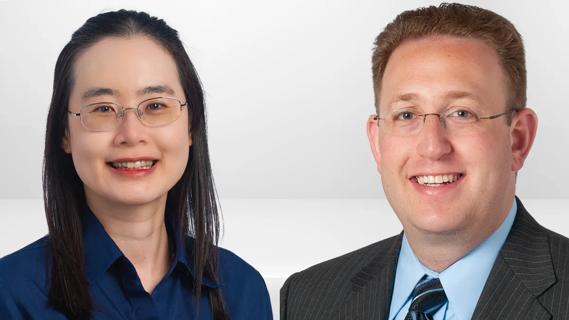 portraits of Joy Ussavarungsi, MD, and Les Tolle, MD