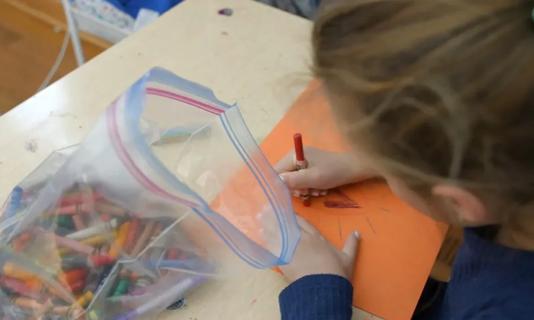 Child coloring