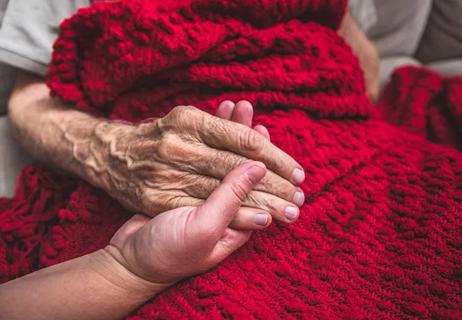 Close up of hands