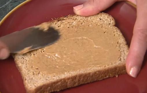 Peanut butter and bread
