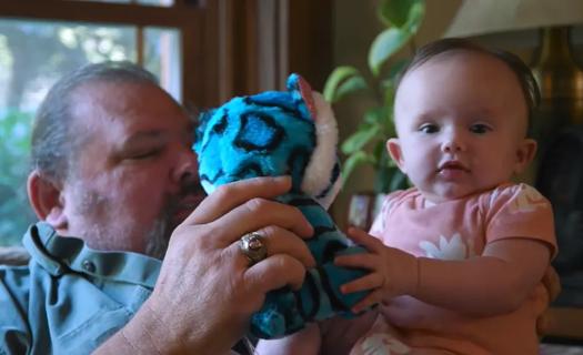 Grandparent with baby