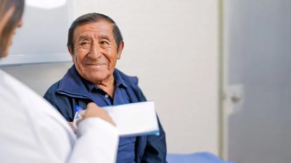 Older patient in triage