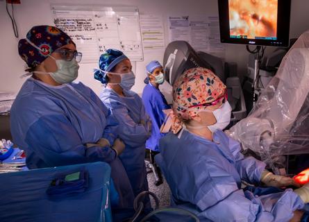 A Cleveland Clinic team performs the first robotic nipple-sparing mastectomy procedure in Ohio