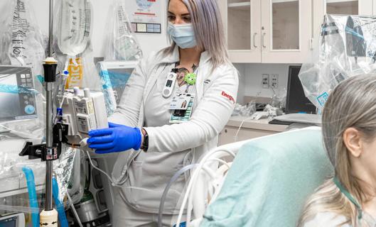 Nurse at bedside