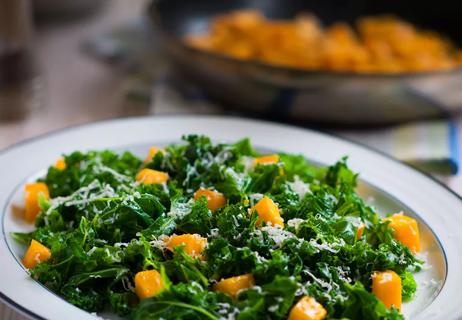 Recipe Wilted Swiss Chard and Butternut Squash