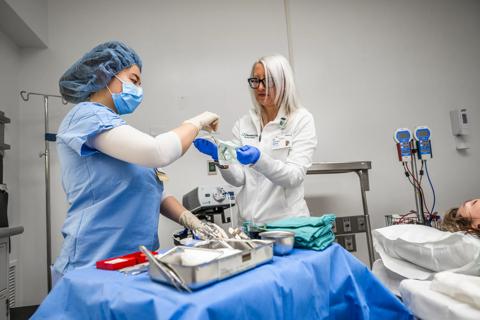 Nurses in plastic surgery