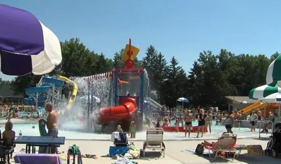 People at the pool
