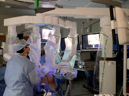 physicians in operating room