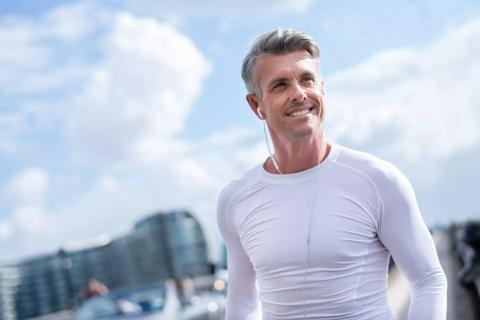 Man in workout gear