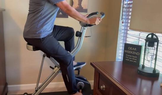 Woman exercising