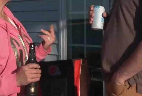 People drinking alcohol