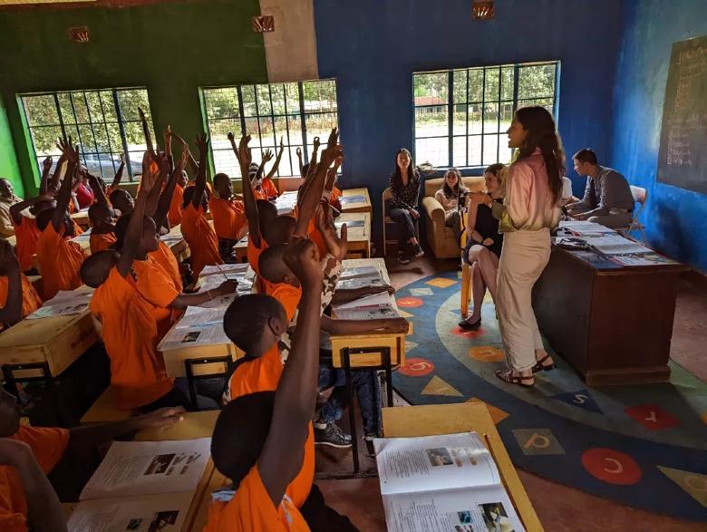 Kenyan schoolchildren