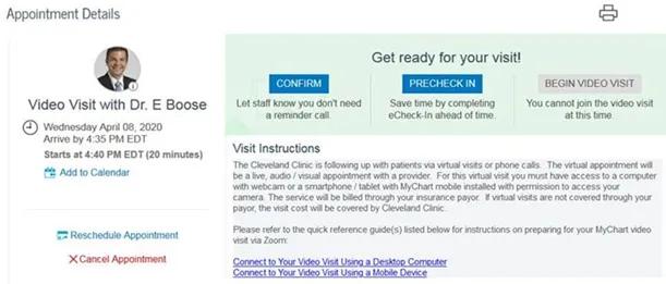 MyChart Account