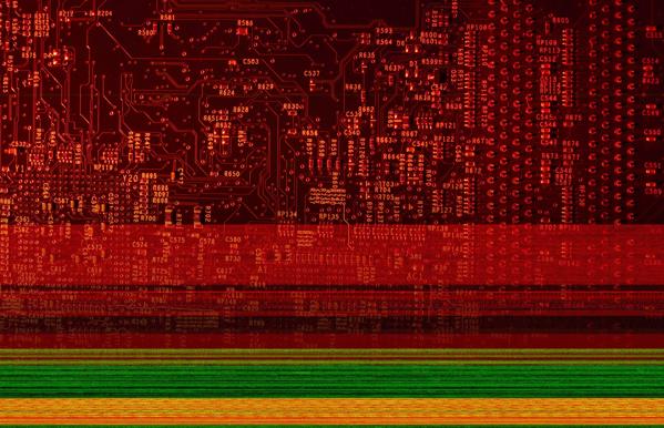 An image of a microchip close up.