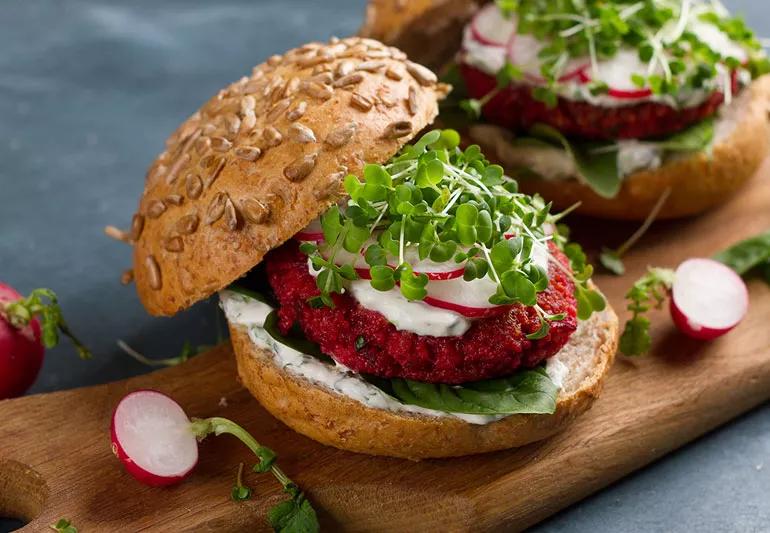 Beet burgers