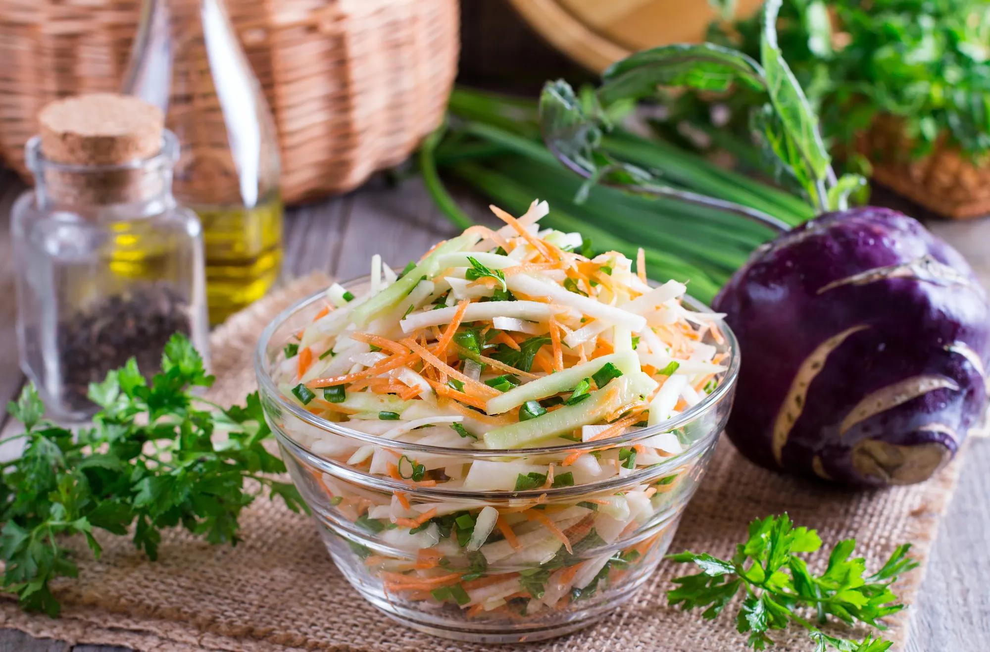 kohlrabi glutathione Jicama vs Kohlrabi: What is the difference? Delicious early kohlrabi with eye Kohlrabi Cucumber Chickpea Salad 