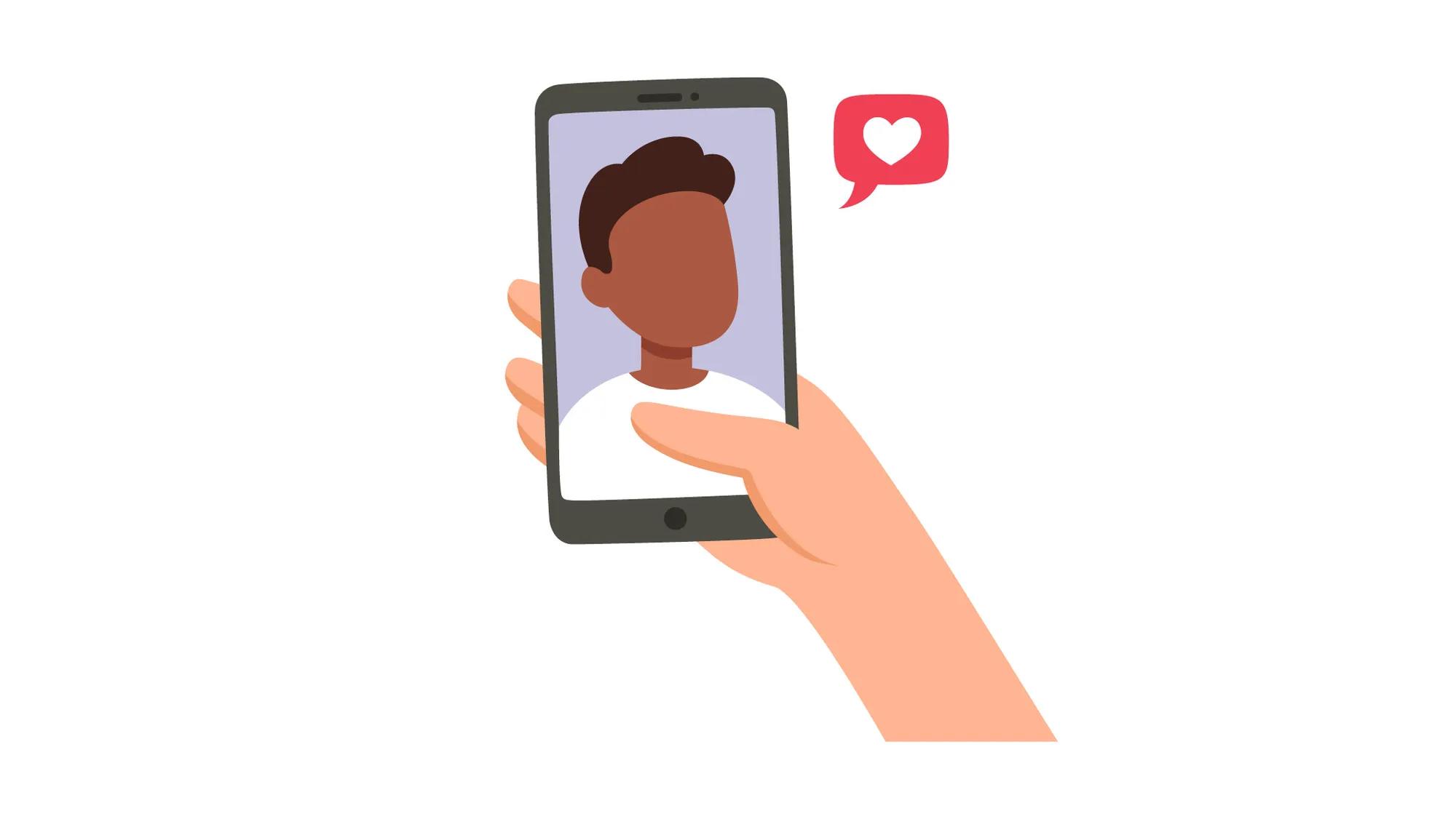 Onbrand vector facetime call