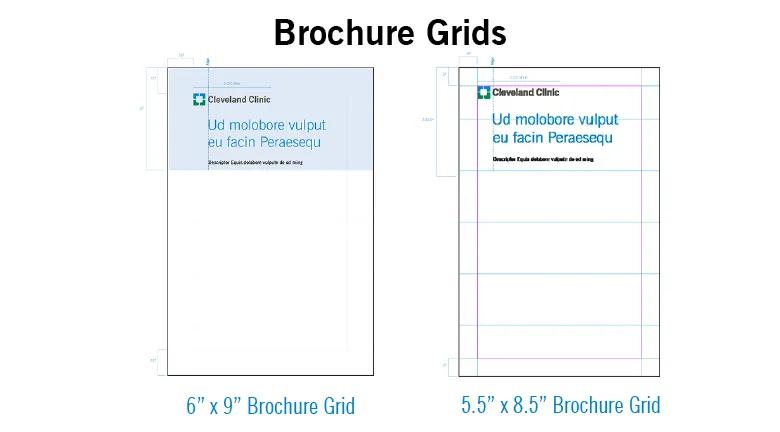 Examples of brochure grids
