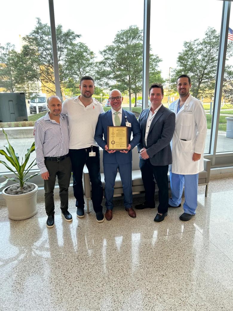 Cleveland Clinic surgeons who have helped Guillermo through his innovation journey