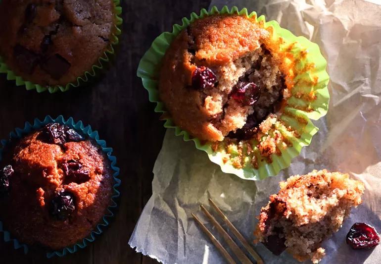 An image of cranberry orange muffins.