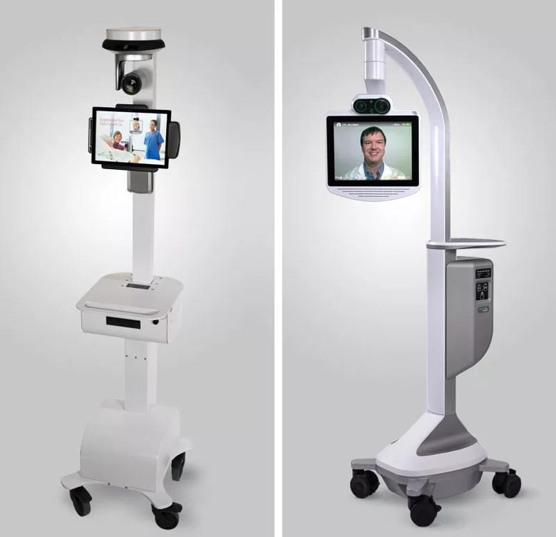 mobile carts for inpatient telemedicine