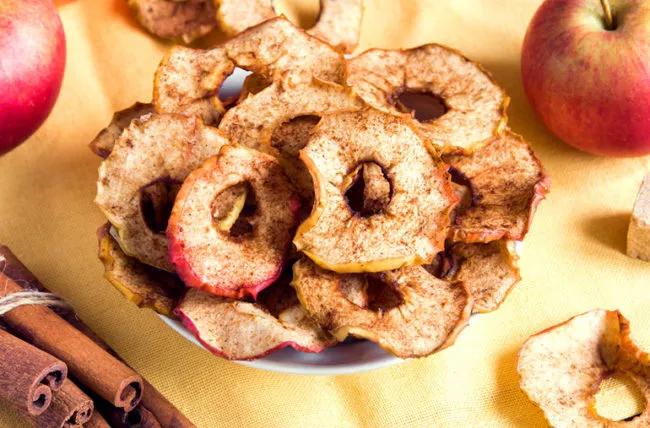 An image of chewy cinnamon apple rings.