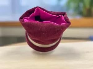 Vaginal cuff model fashioned from corduroy and neoprene