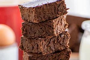 Fudgy black bean brownies