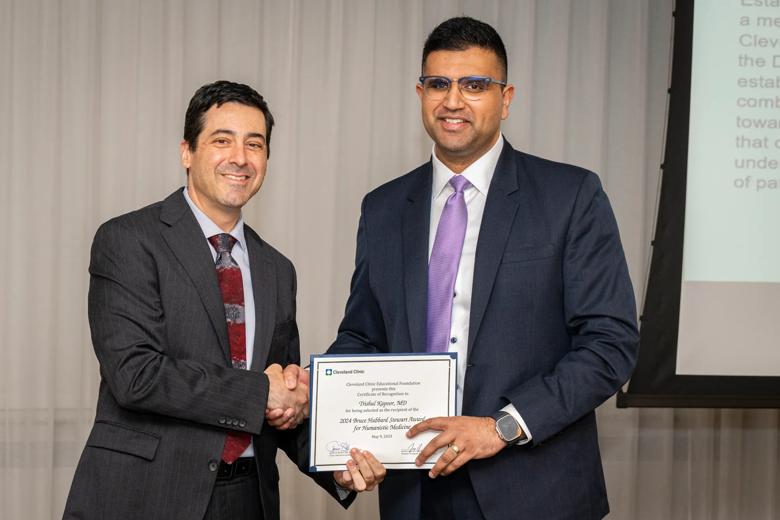 Dr. Kapoor received the 2024 Bruce Hubbard Stewart Award and 2024 Pain Fellow of the Year Award.