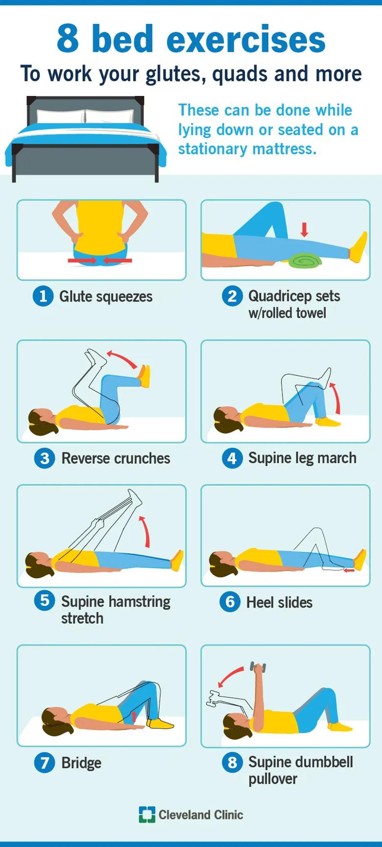 Exercises you can do in bed