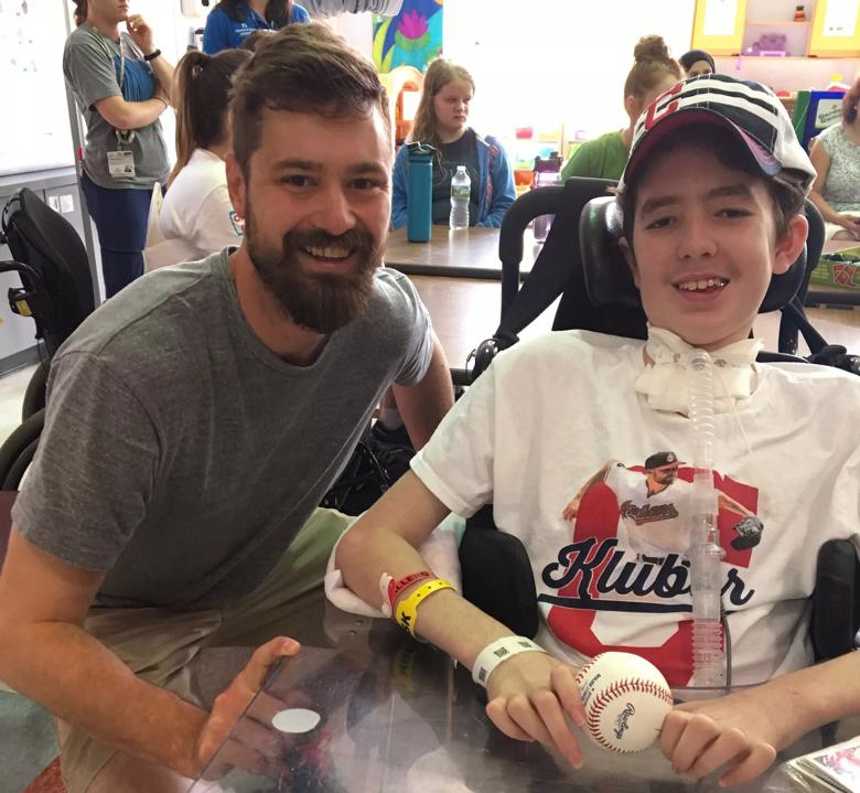 Jack Sparent Cleveland Clinic Children's Courage Award winner
