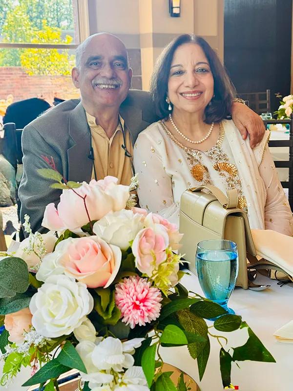 Dr. Ashai with her husband